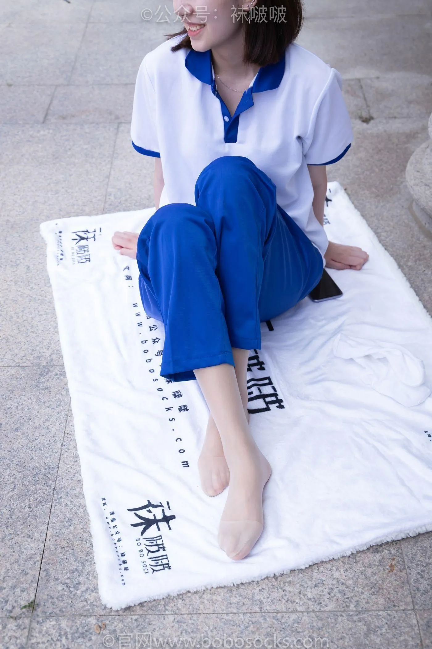 [BoBoSocks袜啵啵]NO.022 小甜豆-校服、贝壳头、白棉袜、肉丝 [140P]插图4